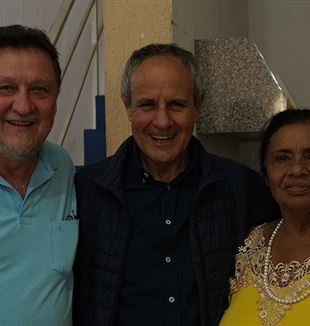 Marcos Zerbini, Julián Carrón e Cleuza Ramos
