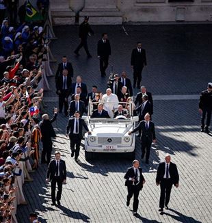 O Papa Francisco na audiência com Comunhão e Libertação (Foto: Giovanni Dinatolo)